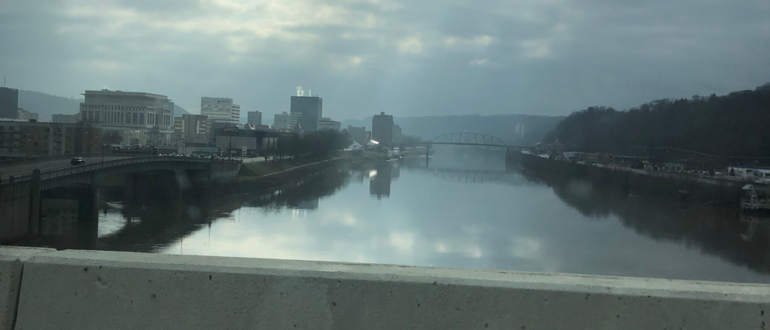 Charleston WV from bridge